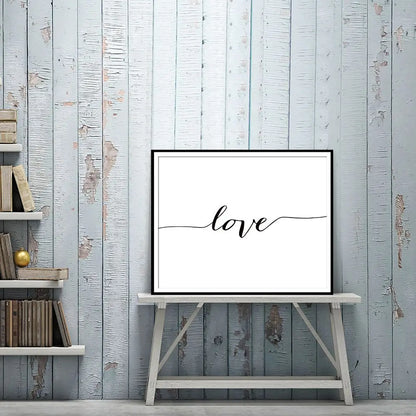 Minimalist Hand In Hand Wall Picture Canvas