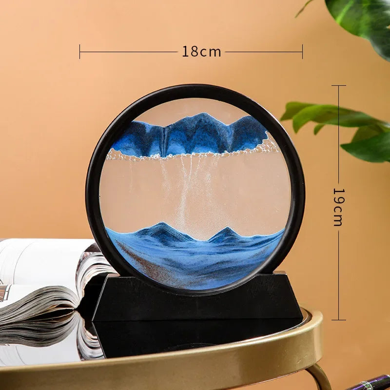 Creative 3D Moving Sand Art Ornament