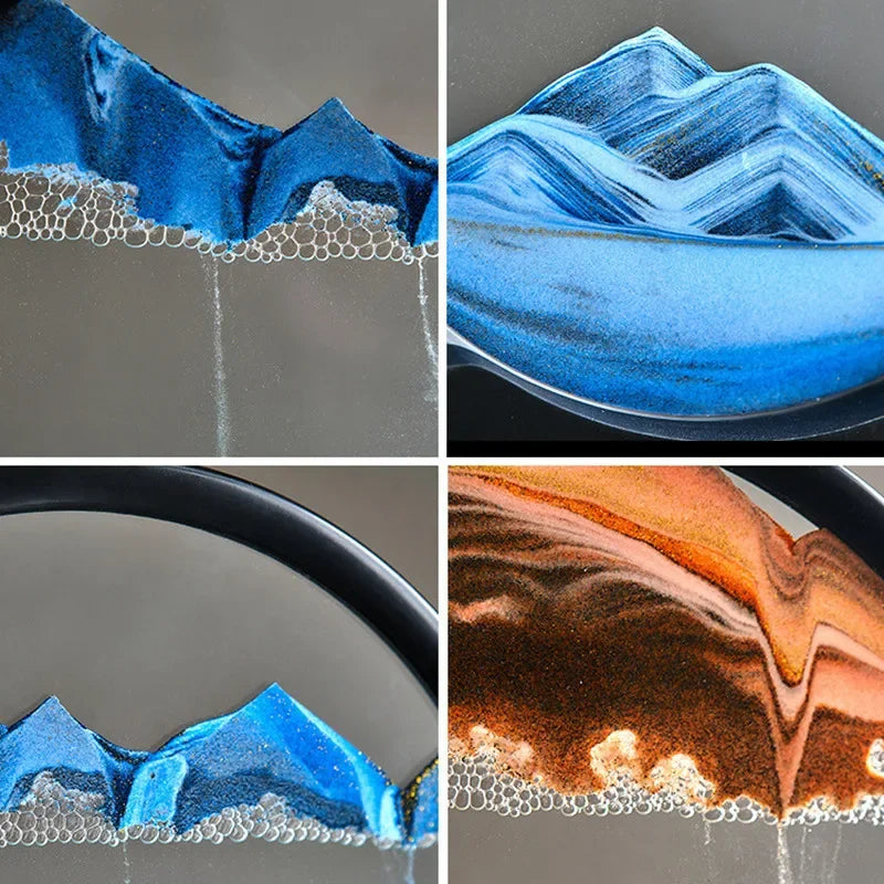 Creative 3D Moving Sand Art Ornament