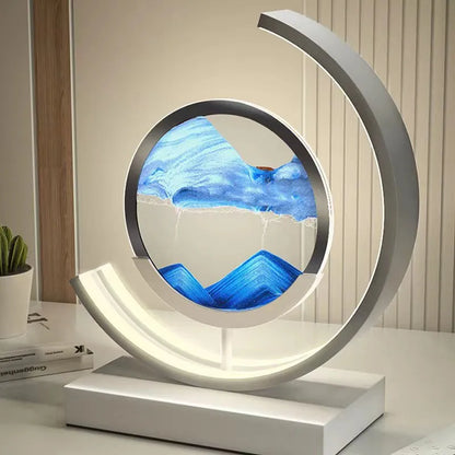 LED Moving Sand Art Table Lamp