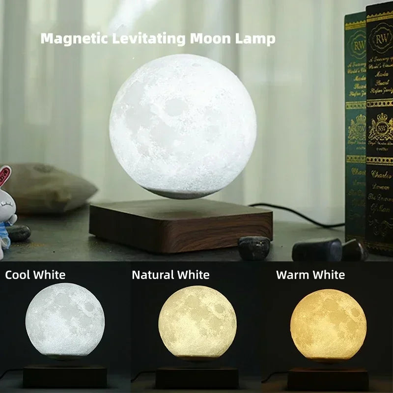 Levitating 3D Moon Lamp