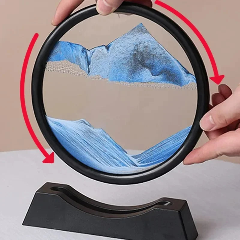 Creative 3D Moving Sand Art Ornament